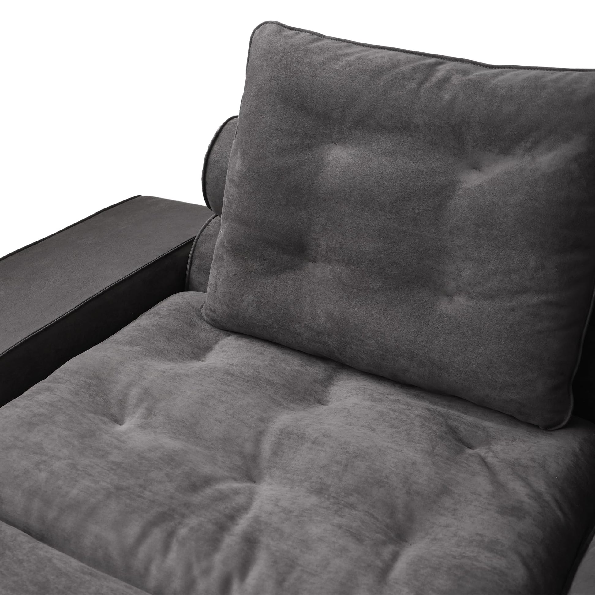 Cloud Modular Sectional Sofa, Luxury Velvet Couch Sofas for Living Room,74inch Corner Seater